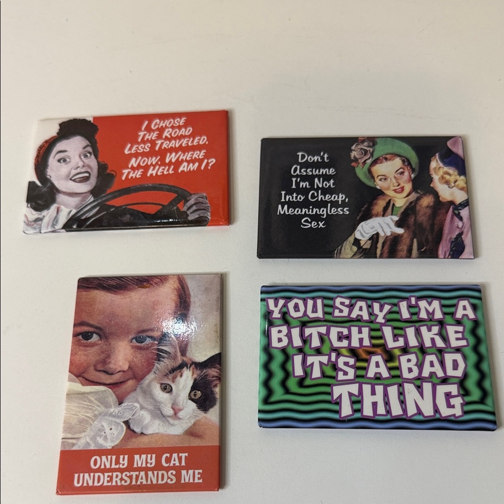 Vintage Style Magnet Set
